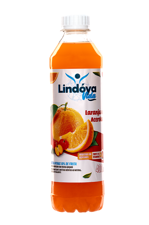 Suco de Laranja com Acerola Lindóya Vida